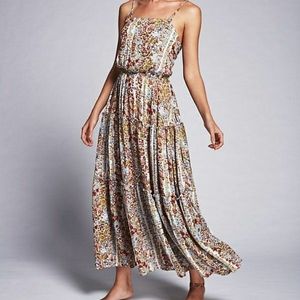 Free People Spring Garden Tiered Mixed Print Maxi